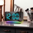 thumbnail image 2 of RGB Colorful LED Electronic Clock Colorful Night Light Alarm Clock, 2 of 6
