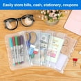 thumbnail image 4 of LQQBOX 12 PCS A6 Binder Pockets 6 Holes Zipper Cash Envelopes for Money Saving Binder, Planner Inserts Money Organizer Folder for Cash, Loose Leaf Filling Bags Document Pouch, 4 of 7