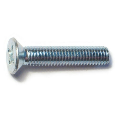 

8mm-1.25 x 40mm Zinc Plated Class 4.8 Steel Coarse Thread Phillips Flat Head Machine Screws