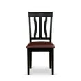 thumbnail image 5 of East West Furniture  Dining Table Set Includes a Square Table with Butterfly Leaf and Dining Chairs (Chair Seat Type Options) PFAN5-BCH-LC, 5 of 5