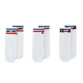 thumbnail image 2 of Men's Nike 3-Pack Retro Stripes Everyday Essential Ankle Socks Color: White Size: 8-12, 2 of 5