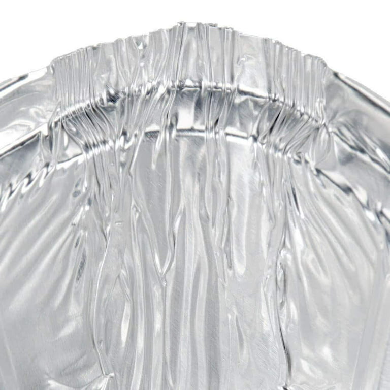 Montopack Silver Aluminum Foil Rectangular Baking Pan, 8.5 x 6 x 1.5 in,  Heats Evenly, Versatile, Disposable
