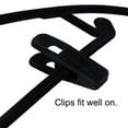 thumbnail image 4 of 12 piezas de clip para colgar de terciopelo (gris), clip para pantalones engrosado, clip flocado, clip portátil antideslizante, utilizado para bufandas y faldas, 4 of 5