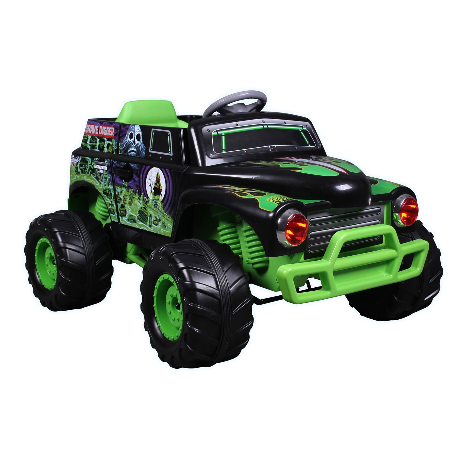 grave digger ride on 12v
