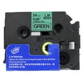 thumbnail image 2 of 1/Pack LM Tapes - Premium 1" Black Print on Green Label (24mm 0.94 Laminated) Compatible with TZe-751 P-touch Tape and comes with a great Tape Color/Size Guide for easy reordering., 2 of 2