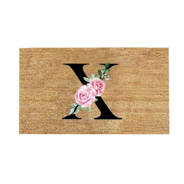 adviicd Personalized Alphabet Doormat For Welcoming Guests At Your Doorstep 1PC