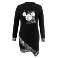 thumbnail image 4 of Qiopertar Robe Longue à Col Rond pour Femmes Robe de Soirée Décontractée en Solde à Moins de 5$ en Solde Accès Anticipé, 4 of 5