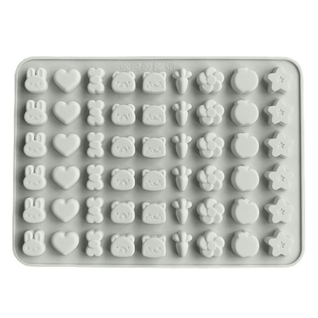 Biscuit Mold Handmade Bunny Kitten Eco-friendly 3D Chocolate Ice Cube Biscuit Mold