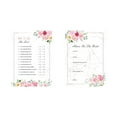thumbnail image 5 of comerut 10Pcs Bridal Game Card Printed Exquisite Workmanship Floral Design Non-fading Reliable Wedding Game Party Supplies, 5 of 8