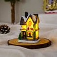 thumbnail image 1 of Lámpara decorativa navideña de resina, casita navideña ligera, casa de nieve, muestra un regalo LED de Navidad, 1 of 4