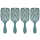 thumbnail image 1 of 4 Uds. Cepillo de pelo para desenredar, cepillo para peinar el cabello seco y húmedo hueco portátil, peine para mujeres, hombres y niños, 1 of 8