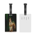 thumbnail image 5 of Hirioo Squirrels Eating Peanuts On The Tree for Luggage ID Tag with Adjustable Strap Travel Baggage Bag Tags Suitcase Identify Labels for Women Men, 5 of 7