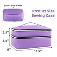 thumbnail image 4 of Sewing Supplies Organizer Bag, Double-Layer Sewing Box Organizer Accessories Storage Bag,B oxford, 4 of 8