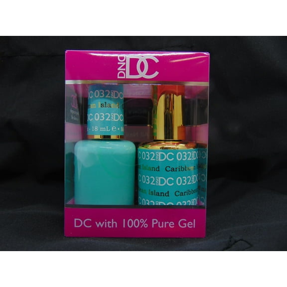 DND - DC Duo Soak off Gel & Matching nail polish, #032 Caribbean Island