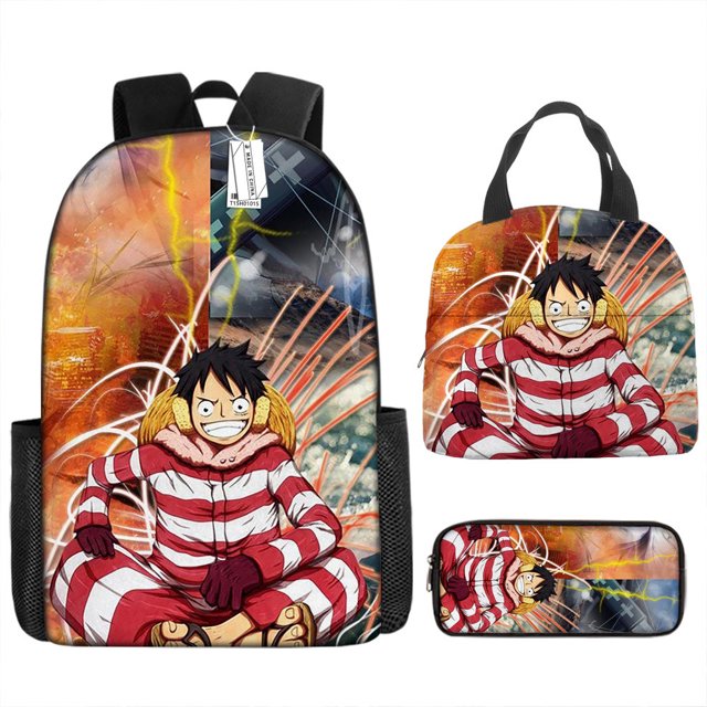 Nautical King Schoolbag, Luffy Backpack, Student Backpack-week
