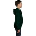 thumbnail image 3 of Hanes Boys' Big Eco Smart Zip Hoodie, Deep Forest, MEDIUM, 3 of 4