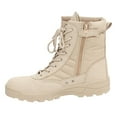 thumbnail image 1 of Dakaela Men's Hiking Work Boots Waterproof Breathable Tactical Military Motorcycle Combat Booties, 1 of 5