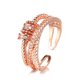 thumbnail image 2 of Anillo giratorio antiansiedad Anillo giratorio ajustable para mujer (Oro rosa A) Ehuebsd libre de BPA, 2 of 8