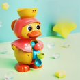 thumbnail image 4 of Camión de agua giratorio con forma de pato MengMeng, juguete de baño para bebés, pato amarillo, rociador de agua para niños, pato grande para niños y niñas, 4 of 6
