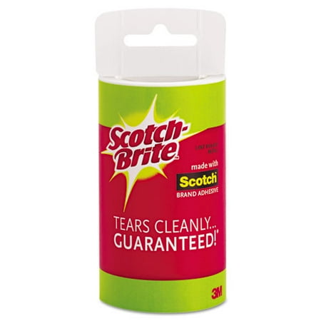 Scotch-Brite Lint Roller Refill Roll, 30 Sheets/Roll - MMM836RFS30