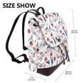 thumbnail image 2 of Fotbe Tulips Flowers Mochila Bolso con Estampado para Mujer, Mochila Antirrobo de Nylon Impermeable, Bolsa Ligera de Hombro, 2 of 4