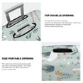 thumbnail image 5 of Haiem Goose and Doodle Flowers Luggage Cover Printed Suitcase Covers for Luggage Elastic Washable Suitcase Protector Fits 18-32 Inch Luggage-Small, 5 of 9