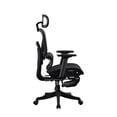 thumbnail image 4 of Silla Gaming Ergonómica Negra Malla - Apoyacabezas, Soporte Lumbar y Reclinación 180° Premium, 4 of 6