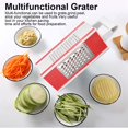 thumbnail image 3 of Fdit Multifunctional Grater Box Vegetables Fruits Grinder Slicing Tool Kitchen Accessories, Grater Box, 3 of 8