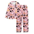 thumbnail image 4 of QHFBli Halloween Pajama Set Funny PJ Pant for Men Women Matching Couples Unisex, 4 of 5