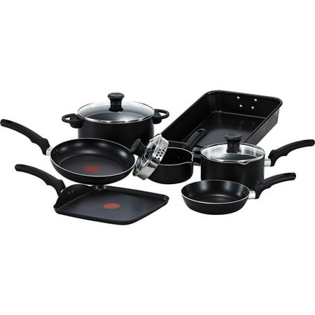 T-fal Thermo-Spot Non-Stick Soft Handles 10-Piece Cookware Set