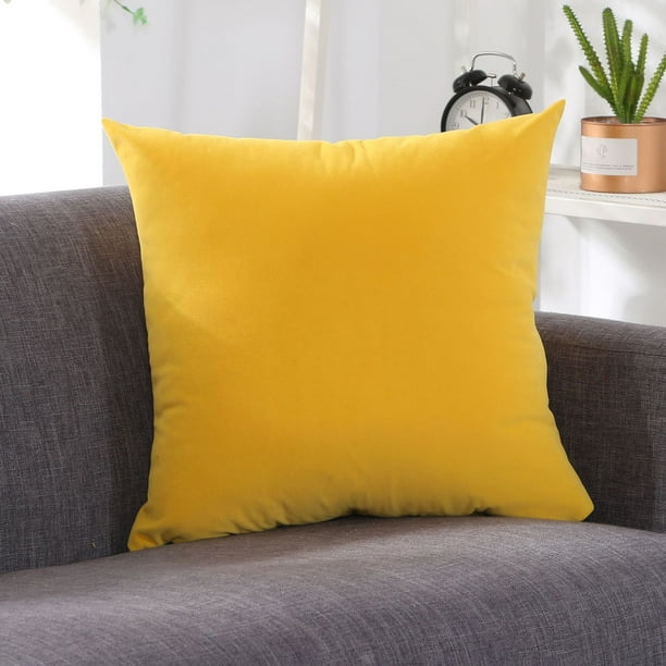 Almohada de terciopelo de estilo liso, almohada de cintura, cojín de sofá de color sólido, almohada de respaldo de cintura para oficina