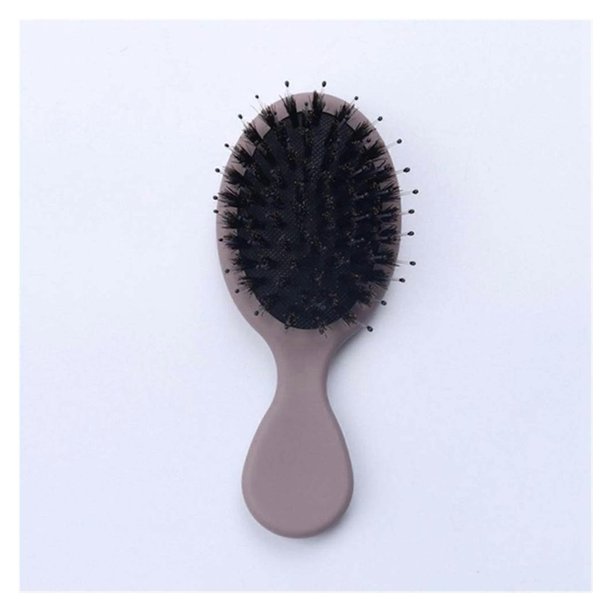 Set de peines para peinar el cabello con cepillo desenredante, cerdas antiestáticas, mango antideslizante, color morado.