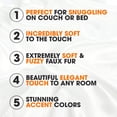 thumbnail image 2 of Cheer Collection Faux Fur to Microplush Reversible Throw Blanket, 2 of 5