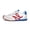White/Red, variant on LUCKY STEP Womens Retro Thin Sole Sneakers Lightweight Wide Toe Box Casual Shoes,Yellow&Black