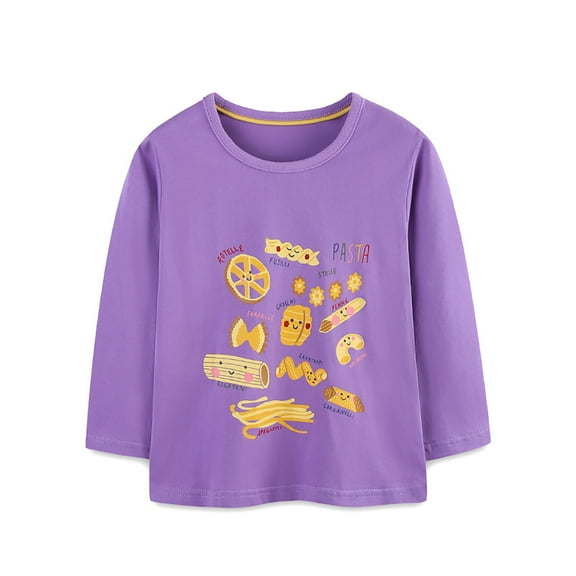 MEZZALL Girls And Boys Long Sleeved T Shirt For Autumn With Cartoon Prints Children Round Neck Knitted Pullover For 2 8 Years Old. Leisure Toddler Clothing