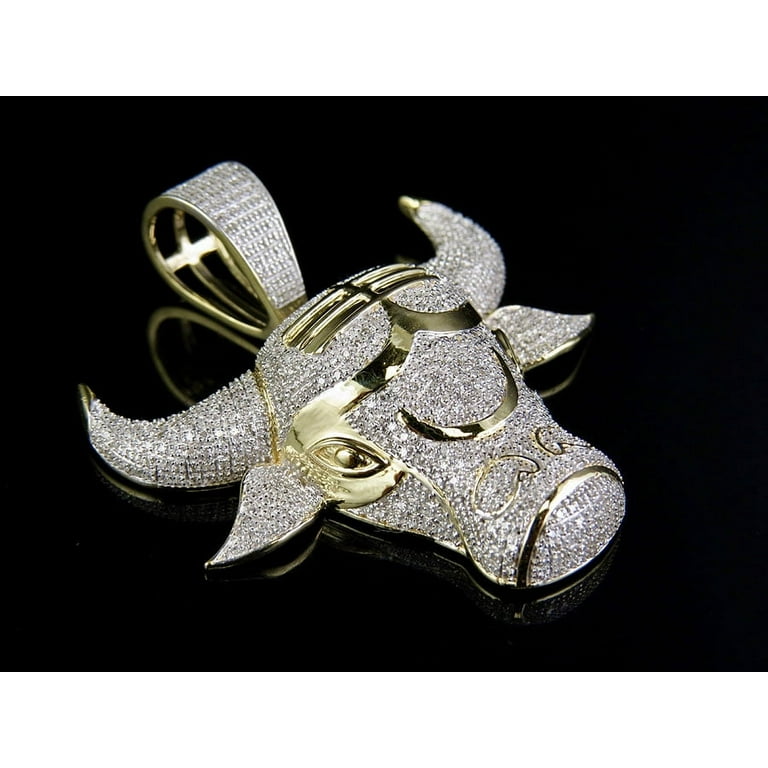Diamond 2024 bull pendant