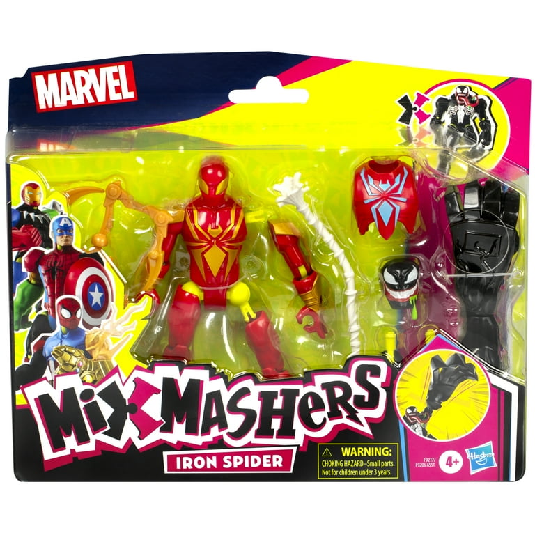 Spider-Man MixMashers Marvel Iron Spider 5-inch Mix-&-Match Deluxe