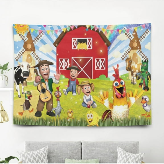 The La Granja De Zenon Tapestry Backdrop Background Poster Gift for Bedroom for Room Bedroom Girls Fans Background Banner Party Birthday Supplies Decor 59"×39"