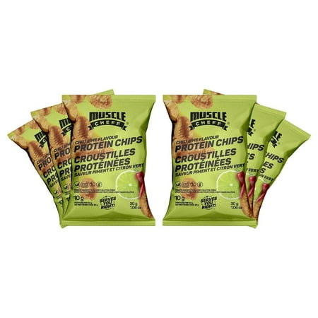 Muscle Cheff Protein Chips - Chili & Lime (6-Pack)