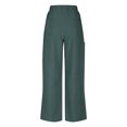 thumbnail image 3 of Plebaso Wide Leg Pants Womens Loose Drawstring Casual Pants Lightweight Plain Trousers with Pockets, 3 of 6