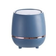 thumbnail image 3 of Small Trash Can with Lid, Mini Trash Can for Bathroom, Office and Bedroom, Small Bathroom Garbage Can with Swing Top, Compact Waste Basket for Desk, Dorm & Home, Blue - Xuniizn, 3 of 9