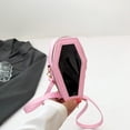 thumbnail image 4 of Bolso de mano transparente de moda para mujer, bolso de mano de PVC + Pu (rosa S), 4 of 6