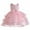 Pink, variant on Odeerbi Kids Dress Toddler Girls Princess Dresses Tulle Dress Middle-aged Children's Sleeveless Embroidery Mesh Gauze Dress Red