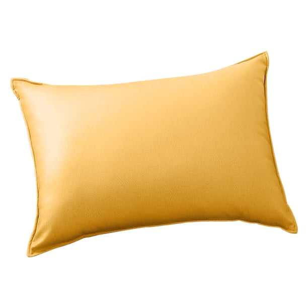 Yhmxh Fundas para cojines decorativos, impermeables, rectangulares, modernas, de color liso, para cojines, respaldos y fundas de almohada.