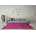 thumbnail image 3 of Ahgly Company Indoor Round Oriental Pink Industrial Area Rugs, 4' Round, 3 of 4