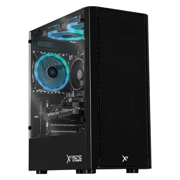 PC Gamer Xtreme PC Gaming NVIDIA GeForce RTX 5050 AMD Ryzen 5 5500 32GB SSD 1TB WIFI W10 Black gaming 1080p, estudios y multitarea