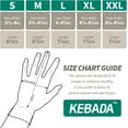 thumbnail image 7 of 3 Pairs Kebada T1 Waterproof Insulated Work Gloves for Men and Women, Cold Weather High Visibility, Medium, Orange, 7 of 7