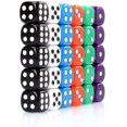 thumbnail image 2 of 30x Dice 6 Sided 16mm 6 Colours Spot Dice Set For Dice Games, 2 of 4