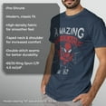thumbnail image 6 of Men's Marvel Spider-Man Est 62  Graphic Tee Navy Blue Heather Medium, 6 of 9