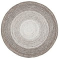 thumbnail image 2 of SAFAVIEH Braided Osmond Geometric Polyester Reversible Area Rug, Brown/Beige, 9' x 9' Round, 2 of 7